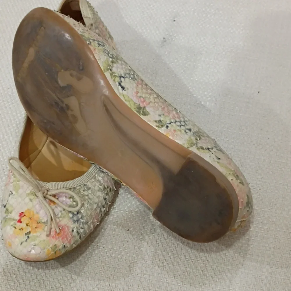 Pom D'Api Women's Multicolor Floral Flats - Picture 8 of 8